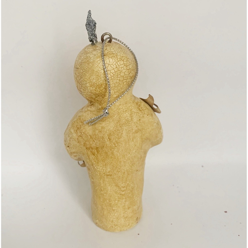 Nicol Sayre Primitive Jingle Snowman Christmas Ornament, Seasons of Cannon Falls - Picture 3 of 4